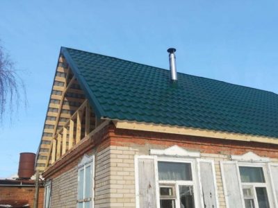 Реконструкция крыши в Рузе